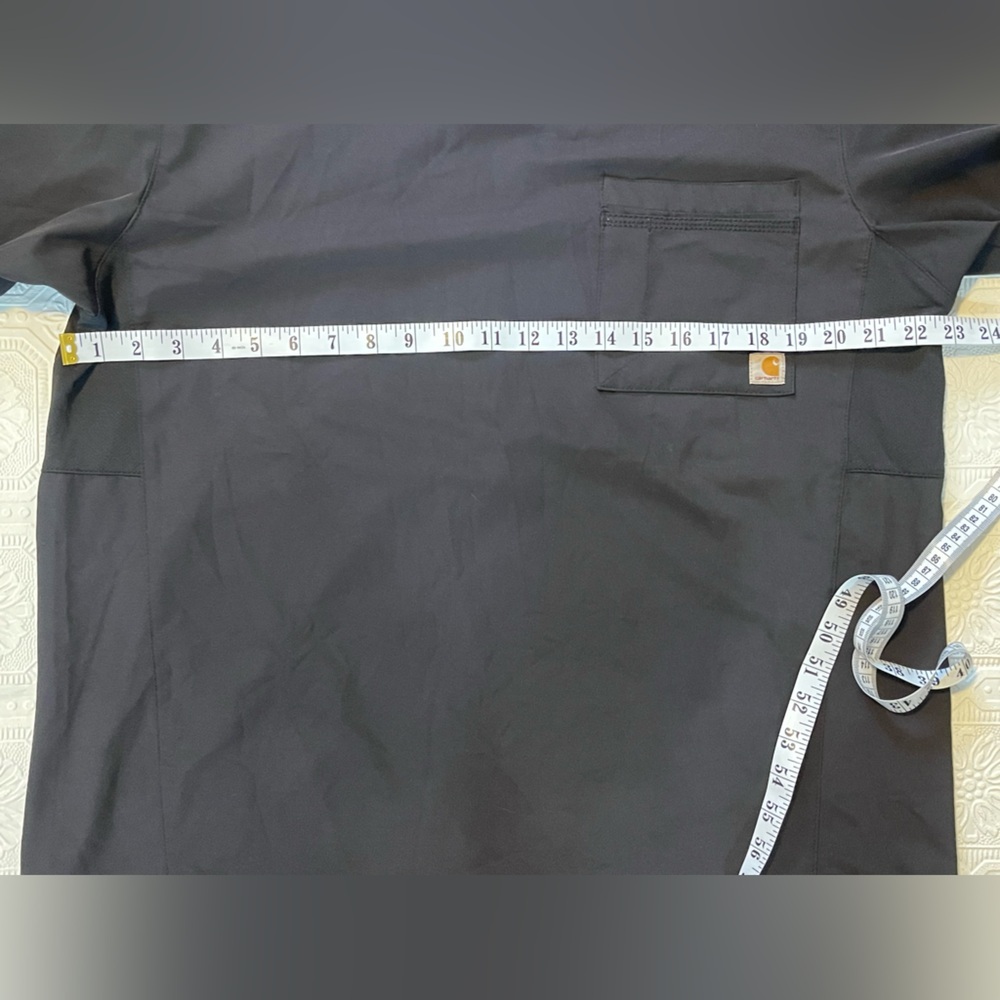 Carhartt Men’s Black Scrub Shirt - Picture 13 of 14